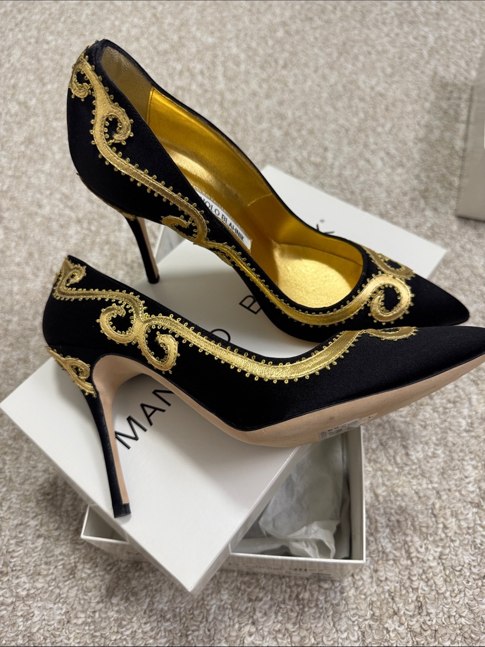Manolo Blahnik 40th Anniversary limited edition Pointed-Toe Stilettos